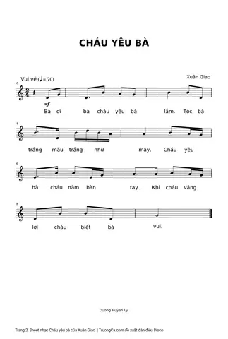Bà Ơi Bà Cháu Yêu Bà Lắm: Lời Ca Ngọt Ngào Gửi Bà (kèm Lyrics & Ý Nghĩa)
