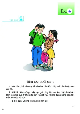 Bài Tập Đọc "bím Tóc Đuôi Sam" Sách Tiếng Việt Lớp 2: Giải Bài, Ý Nghĩa Và Câu Hỏi Bài Tập Đọc "bím Tóc Đuôi Sam" Sách Tiếng Việt Lớp 2: Giải Bài, Ý Nghĩa Và Câu Hỏi