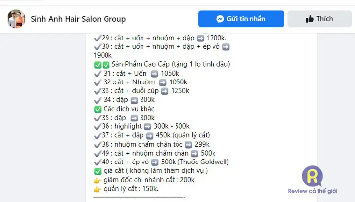 Bảng Giá Làm Tóc Sinh Anh: Ưu Đãi Hấp Dẫn & Dịch Vụ Chi Tiết Bảng Giá Làm Tóc Sinh Anh: Ưu Đãi Hấp Dẫn & Dịch Vụ Chi Tiết
