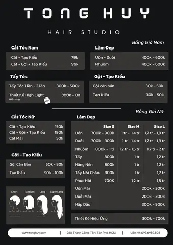 Bảng Giá Làm Tóc Sinh Anh: Ưu Đãi Hấp Dẫn & Dịch Vụ Chi Tiết Bảng Giá Làm Tóc Sinh Anh: Ưu Đãi Hấp Dẫn & Dịch Vụ Chi Tiết