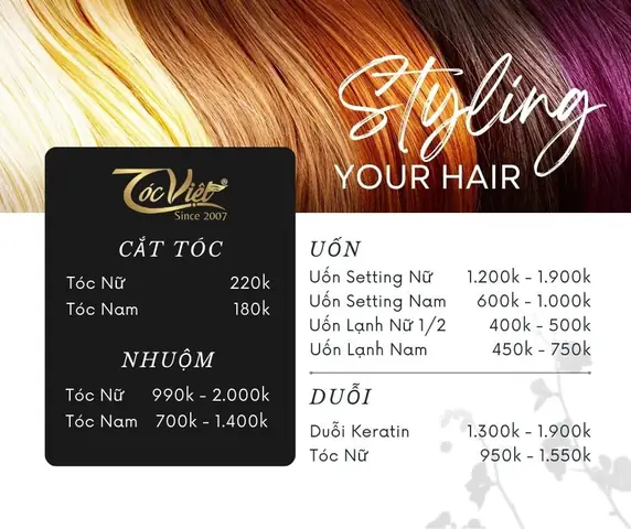 Bảng Giá Tóc Việt Quận 7: Cập Nhật Chi Tiết & Dịch Vụ Tốt Nhất 2026