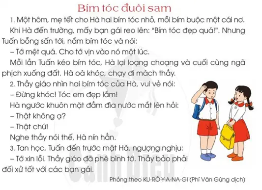 Bím Tóc Đuôi Sam Sách Tiếng Việt Lớp 2: Đọc Bài, Soạn & Giải Bài Tập