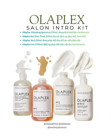 Bộ Phục Hồi Tóc Olaplex: Giải Pháp Toàn Diện Cho Tóc Hư Tổn Nặng & Hư Tổn Do Hóa Chất