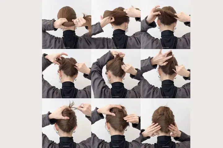 Búi Tóc Không Cần Dây: Hướng Dẫn Chi Tiết Các Kiểu Đơn Giản & Nhanh Gọn