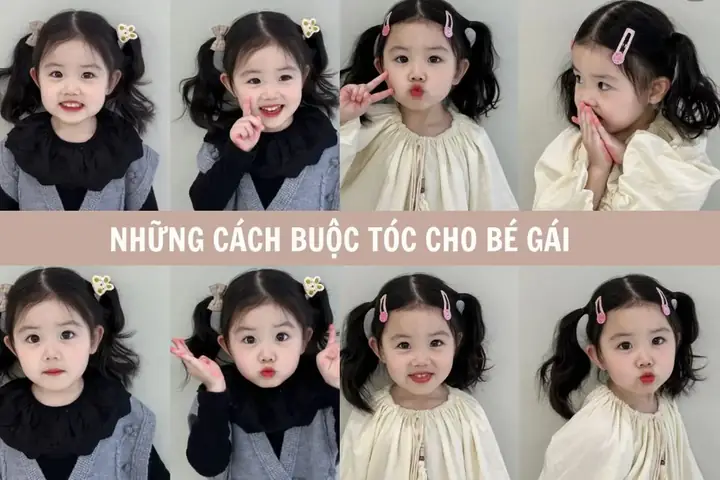 15+ Cách Buộc Tóc Cho Bé Gái Tóc Ngắn: Dễ Thương, Nhanh Gọn & Độc Đáo