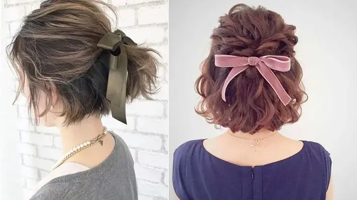 Hướng Dẫn Chi Tiết Cách Cột Tóc Nửa Đầu Cho Tóc Ngắn Xinh Xắn & Hack Tuổi Hướng Dẫn Chi Tiết Cách Cột Tóc Nửa Đầu Cho Tóc Ngắn Xinh Xắn & Hack Tuổi