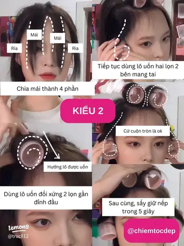 Hướng Dẫn Chi Tiết Cách Cuốn Lô Tóc Ngắn Giữ Nếp Bồng Bềnh Tại Nhà