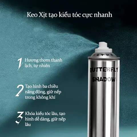 Hướng Dẫn Cách Sử Dụng Gôm Xịt Tóc Butterfly Shadow Hiệu Quả Và Đúng Cách Hướng Dẫn Cách Sử Dụng Gôm Xịt Tóc Butterfly Shadow Hiệu Quả Và Đúng Cách