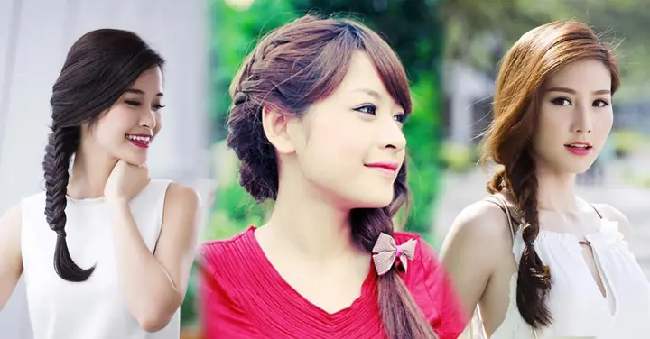 Cách Tết Tóc Lệch 1 Bên Cực Xinh Dễ Làm Tại Nhà Cho Mọi Cô Nàng