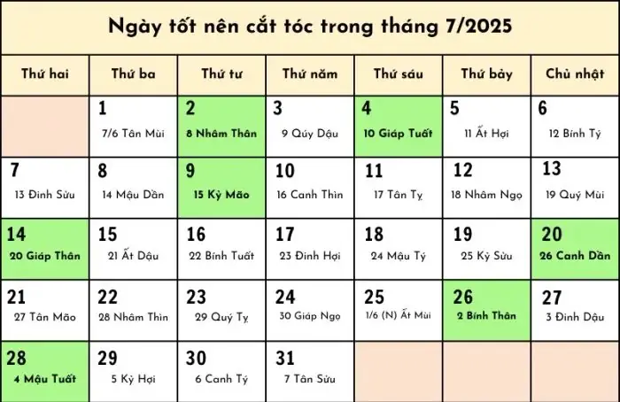 Giải Mã Trọn Bộ: Cắt Tóc Tháng 7 Âm Lịch Có Nên Hay Không? Ngày Tốt & Xấu