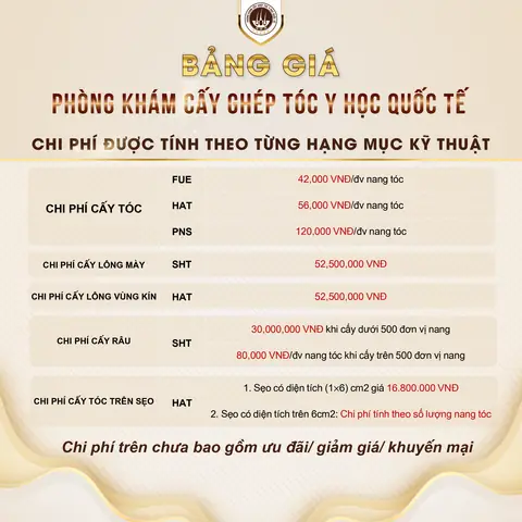 Cấy Ghép Tóc Giá Bao Nhiêu? Bảng Giá Chi Tiết & Yếu Tố Ảnh Hưởng