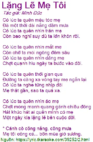 Có Lúc Ta Quên Màu Tóc Mẹ: Ý Nghĩa Sâu Sắc Trong Lời Ca Về Mẹ