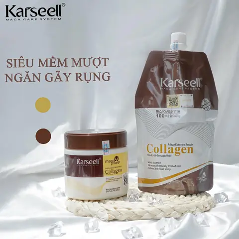 Dầu Hấp Tóc Collagen Karseell Maca 500ml: Phục Hồi Tóc Hư Tổn, Siêu Mềm Mượt & Bóng Khỏe Dầu Hấp Tóc Collagen Karseell Maca 500ml: Phục Hồi Tóc Hư Tổn, Siêu Mềm Mượt & Bóng Khỏe