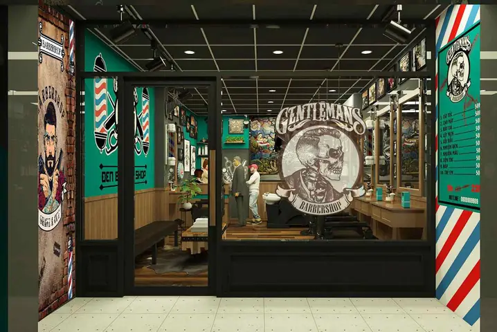 Top Mẫu Decal Dán Kính Tiệm Tóc Barber Shop Đẹp, Giá Tốt 2026