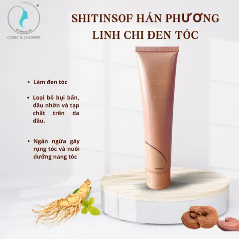 Dầu Gội Shitinsof Hán Phương Linh Chi: Tóc Đen Mượt Tự Nhiên, Dưỡng Chất Thảo Dược