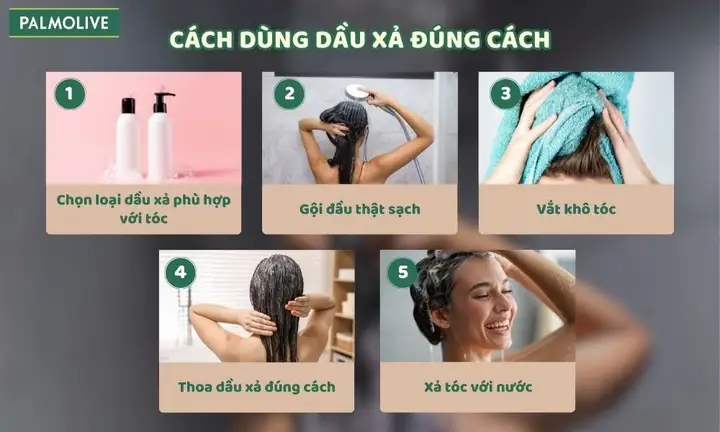 Hướng Dẫn Sử Dụng Dầu Xả Tóc Đúng Cách Để Có Mái Tóc Suôn Mượt, Óng Ả