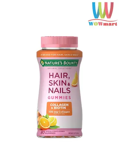 Kẹo Dẻo Hair Skin Nails Gummies: Bí Quyết Cho Làn Da, Mái Tóc, Móng Chắc Khỏe Toàn Diện