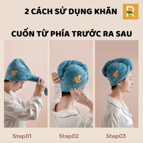 Khăn Quấn Tóc Siêu Thấm: Bí Quyết Tóc Khô Nhanh, Mềm Mượt & Bảo Vệ Toàn Diện