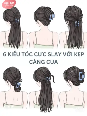 17+ Cách Làm Đẹp Với Kẹp Tóc Càng Cua & Kẹp Nơ: Hướng Dẫn Chi Tiết Cho Mọi Kiểu Tóc