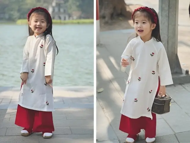 10+ Kiểu Tóc Đẹp Cho Bé Gái Mặc Áo Dài: Duyên Dáng Cho Mọi Dịp Lễ