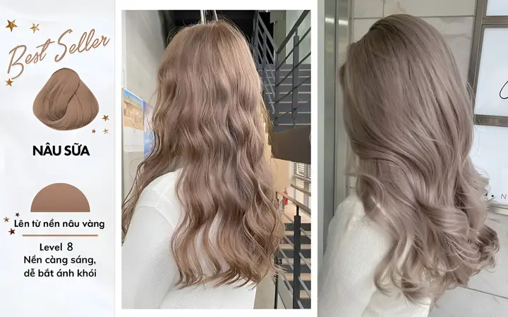 Mê Mẩn Với Màu Tóc Nâu Trà Sữa: Bí Quyết Chọn Kiểu Tóc Tôn Da Vạn Người Mê