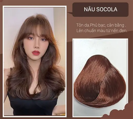 Màu Tóc Socola Ánh Đồng: Tông Màu Nhuộm "bắt Trend" Cho Mọi Cô Nàng
