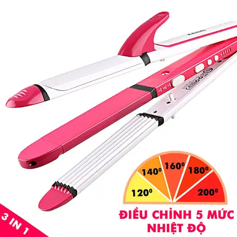 Máy Duỗi Uốn Bấm Tóc Đa Năng 3in1: Chọn Lựa Thông Minh Cho Mái Tóc Hoàn Hảo