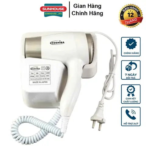 Máy Sấy Tóc Treo Tường Nhật Bản: Bí Quyết Cho Phòng Tắm Tiện Nghi & Chuyên Nghiệp