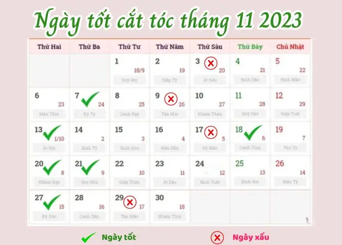 Lịch Cắt Tóc Tháng 11 Âm Lịch 2026: Chọn Ngày Tốt, Đón Vận May Tài Lộc Lịch Cắt Tóc Tháng 11 Âm Lịch 2026: Chọn Ngày Tốt, Đón Vận May Tài Lộc