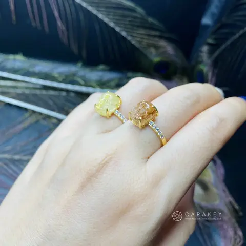 Nhẫn Tỳ Hưu Đá Thạch Anh Tóc Vàng: Ý Nghĩa, Công Dụng & Hướng Dẫn Chọn Mua Chuẩn Phong Thủy