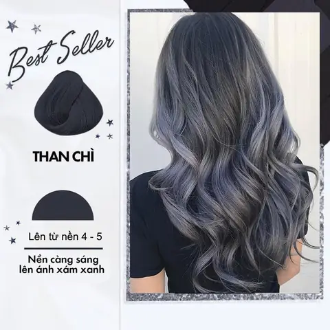 Nhuộm Tóc Màu Than Chì: 15+ Kiểu Tóc Đẹp, Không Tẩy, Tôn Da & Hướng Dẫn Chi Tiết Nhuộm Tóc Màu Than Chì: 15+ Kiểu Tóc Đẹp, Không Tẩy, Tôn Da & Hướng Dẫn Chi Tiết