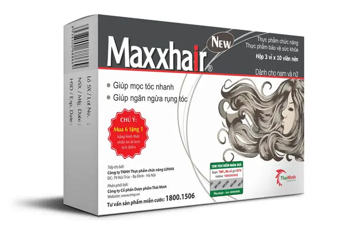 Viên Uống Maxxhair: Giải Pháp Giảm Rụng Tóc, Kích Thích Mọc Tóc Chắc Khỏe Toàn Diện Viên Uống Maxxhair: Giải Pháp Giảm Rụng Tóc, Kích Thích Mọc Tóc Chắc Khỏe Toàn Diện