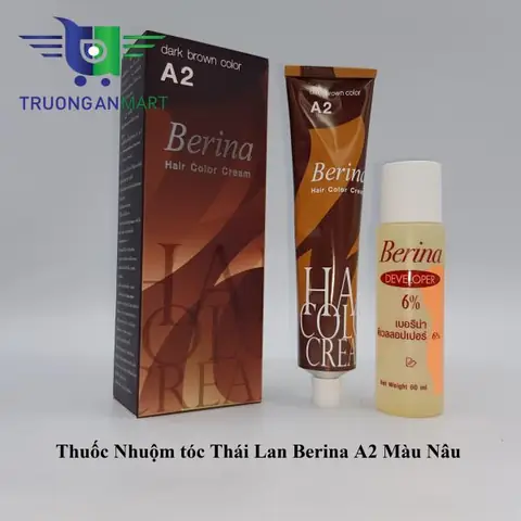 Thuốc Nhuộm Tóc Berina A2 Là Màu Gì? Khám Phá Màu Nâu Đen Chuẩn Thái Lan Thuốc Nhuộm Tóc Berina A2 Là Màu Gì? Khám Phá Màu Nâu Đen Chuẩn Thái Lan