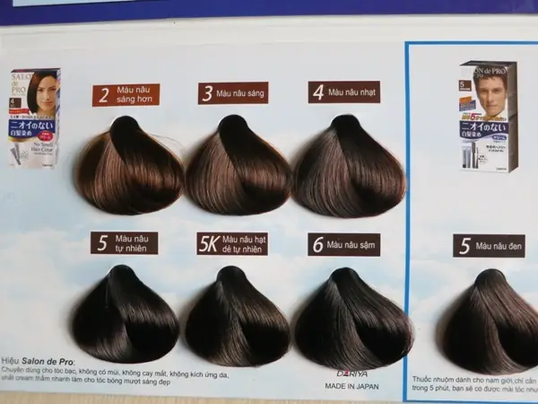 Thuốc Nhuộm Tóc Salon De Pro: Phủ Bạc Hoàn Hảo, Tóc Mềm Mượt Chuẩn Salon