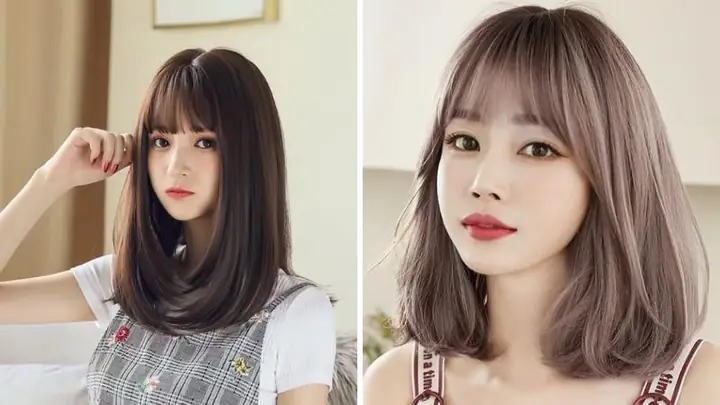 Tóc Mái Ngang Uốn Cúp: Biến Tấu Đẹp Chuẩn Xu Hướng, Che Khuyết Điểm Hoàn Hảo Tóc Mái Ngang Uốn Cúp: Biến Tấu Đẹp Chuẩn Xu Hướng, Che Khuyết Điểm Hoàn Hảo