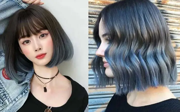 Tóc Ngắn Nhuộm Ombre Xanh: Khám Phá 15+ Kiểu Đẹp & Bí Quyết Chọn Màu Chuẩn Tone Da