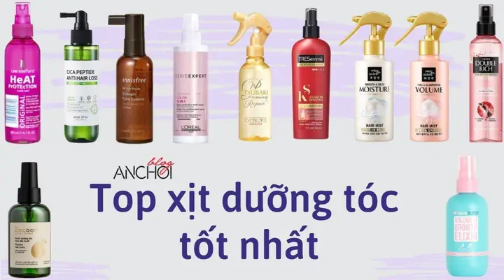 Top 10 Xịt Dưỡng Tóc Tốt Nhất 2026: Lựa Chọn Cho Mái Tóc Mềm Mượt & Chắc Khỏe